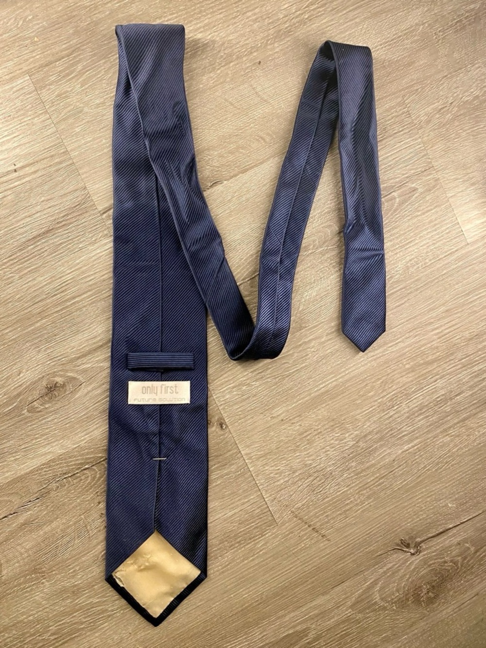 Only First Navy Blue Men's Tie